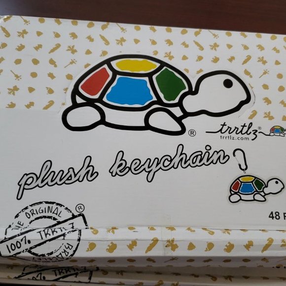 Mini Turtle soft Stuffed Plush Keychains Use for Keys and Bags - Picture 4 of 5